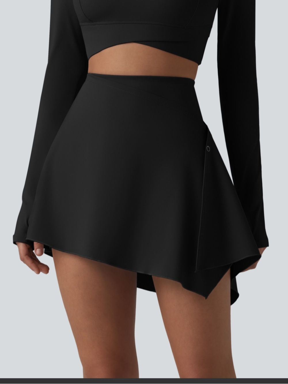 Brand new with Tags High Waisted Tummy Control 2-Piece Mini Yoga Skirt Small